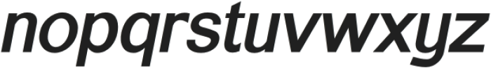PREVALENT SANS PRO Bold Italic otf (700) Font LOWERCASE