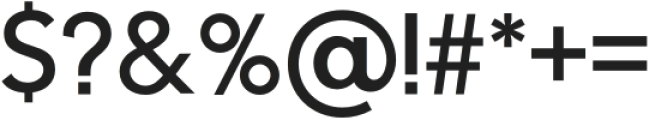 PREVALENT SANS PRO Medium otf (500) Font OTHER CHARS