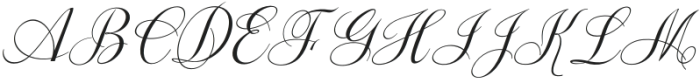 PROMAG Script otf (400) Font UPPERCASE