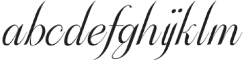 PROMAG Script otf (400) Font LOWERCASE