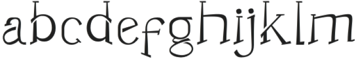 Prafect Regular otf (400) Font LOWERCASE