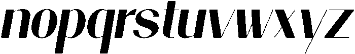 Prague otf (400) Font LOWERCASE