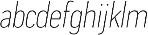 Praktika Light Cond Italic otf (300) Font LOWERCASE