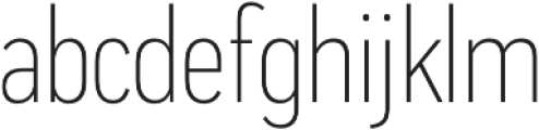 Praktika Light Condensed otf (300) Font LOWERCASE