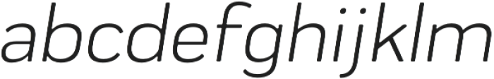 Praktika Rnd Regular Italic otf (400) Font LOWERCASE