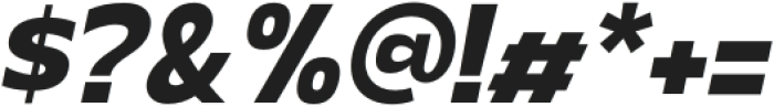 Prapen-BoldItalic otf (700) Font OTHER CHARS