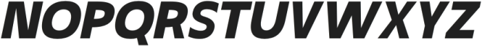 Prapen-BoldItalic otf (700) Font UPPERCASE