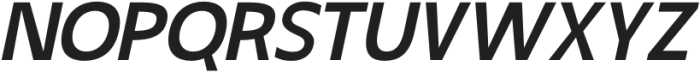 Prapen-Italic otf (400) Font UPPERCASE