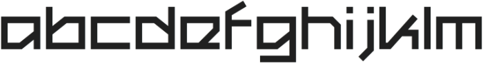 Pratg Regular otf (400) Font LOWERCASE