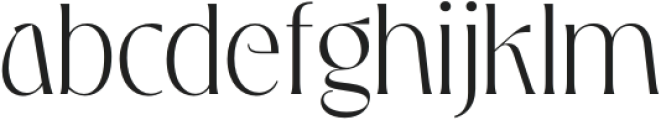 Praya Display Light otf (300) Font LOWERCASE