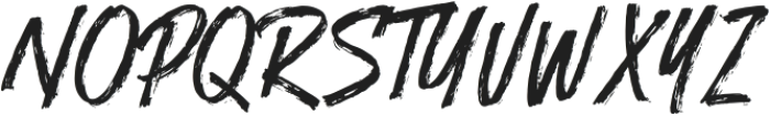 Predator Brushed otf (400) Font UPPERCASE