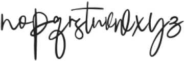 Pregati Signature Regular otf (400) Font LOWERCASE