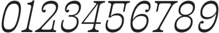 Presley Slab Light Italic otf (300) Font OTHER CHARS