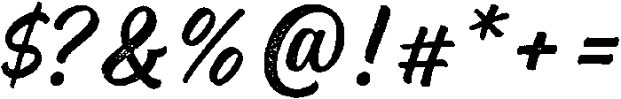 Press otf (400) Font OTHER CHARS