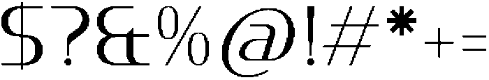 Prestafory otf (400) Font OTHER CHARS