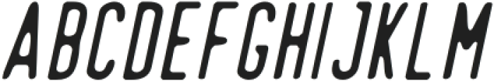 PrestageBlur-Italic otf (400) Font UPPERCASE