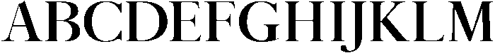Prestige Regular otf (400) Font UPPERCASE