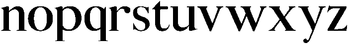 Prestige Regular otf (400) Font LOWERCASE