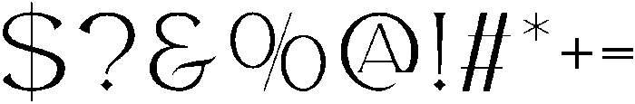 Prestige-Regular otf (400) Font OTHER CHARS