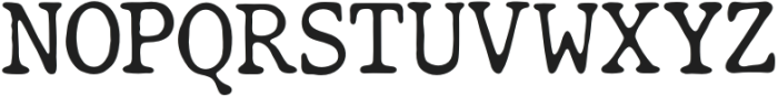 Prestige TM Regular otf (400) Font UPPERCASE