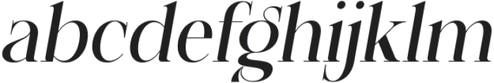 PrestigeEdition-Italic otf (400) Font LOWERCASE