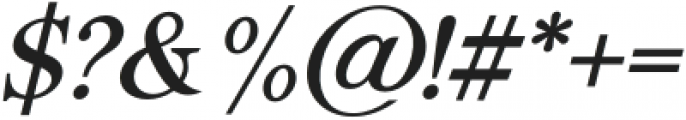PrestissimoClassySerif-Italic otf (400) Font OTHER CHARS