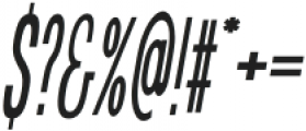 Presto Thin Italic otf (100) Font OTHER CHARS
