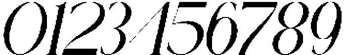 Prestoria Italic otf (400) Font OTHER CHARS