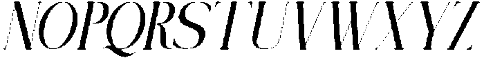 Prestoria Italic otf (400) Font UPPERCASE