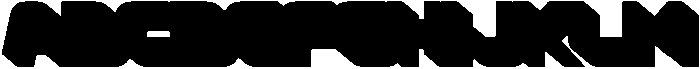Preton Extrude otf (400) Font UPPERCASE