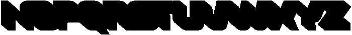 Preton Extrude otf (400) Font UPPERCASE