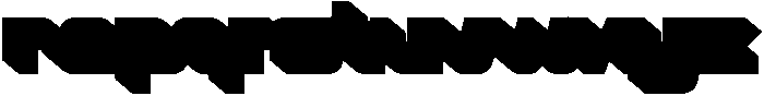 Preton Extrude otf (400) Font LOWERCASE