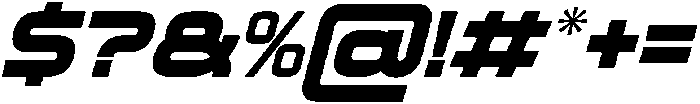 Preton Slant otf (400) Font OTHER CHARS