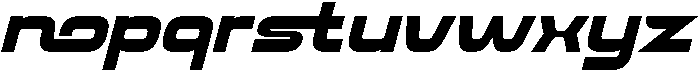 Preton Slant otf (400) Font LOWERCASE