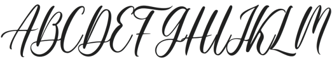 PrettiestScript otf (400) Font UPPERCASE