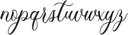 PrettiestScript otf (400) Font LOWERCASE