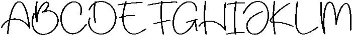 Pretty Girl Regular otf (400) Font UPPERCASE