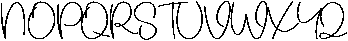 Pretty Girl Regular otf (400) Font UPPERCASE