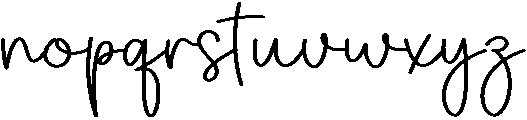Pretty Girl Regular otf (400) Font LOWERCASE