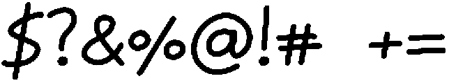 Pretty Notes Regular otf (400) Font OTHER CHARS