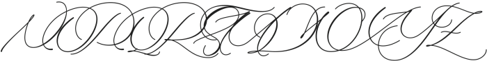 Pretty Rose otf (400) Font UPPERCASE