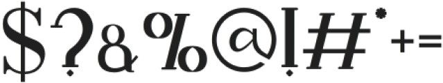 Pretty Satisfy Serif otf (400) Font OTHER CHARS