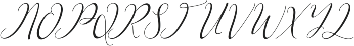 Pretty Willie Italic ttf (400) Font UPPERCASE