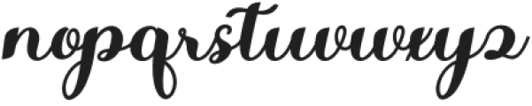 PrettySweet-Italic otf (400) Font LOWERCASE