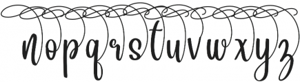 Preview Swash Angelina otf (400) Font LOWERCASE
