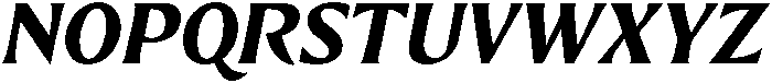 Preztik Bold Italic otf (700) Font UPPERCASE