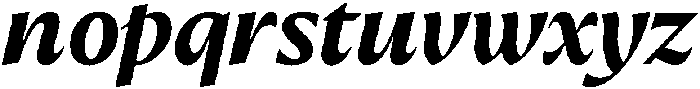 Preztik Bold Italic otf (700) Font LOWERCASE