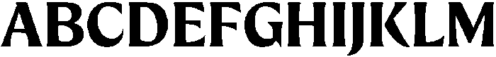 Preztik Bold otf (700) Font UPPERCASE