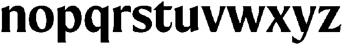 Preztik Bold otf (700) Font LOWERCASE