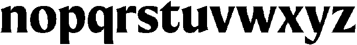 Preztik Extra Bold otf (700) Font LOWERCASE